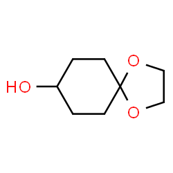 ChemSpider 2D Image | 1,4-Dioxaspiro[4.5]decan-8-ol | C8H14O3