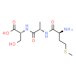 ChemSpider 2D Image | L-Methionyl-L-alanyl-D-serine | C11H21N3O5S