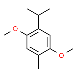 ChemSpider 2D Image | 2,5-Dimethoxy-p-cymene | C12H18O2