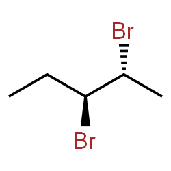ChemSpider 2D Image | (2R,3S)-2,3-Dibromopentane | C5H10Br2