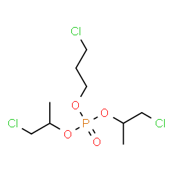 ChemSpider 2D Image | Bis(1-chloro-2-propanyl) 3-chloropropyl phosphate | C9H18Cl3O4P