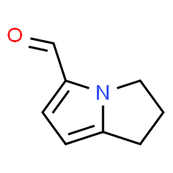 ChemSpider 2D Image | 5-formyl-2,3-dihydro-1H-pyrrolizine | C8H9NO