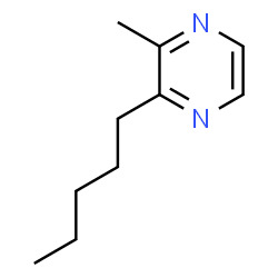 ChemSpider 2D Image | 2-methyl pentyl pyrazine | C10H16N2