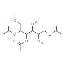 ChemSpider 2D Image | 1,4,5-Tri-O-acetyl-2,3,6-tri-O-methylhexitol | C15H26O9