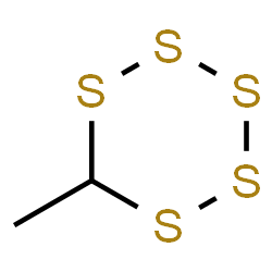 ChemSpider 2D Image | 6-Methylpentathiane | C2H4S5