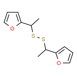 ChemSpider 2D Image | bis(1-(2'-furyl)-1-ethyl) disulfide | C12H14O2S2