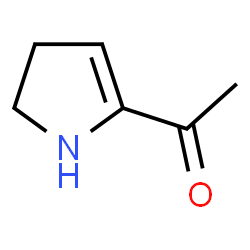 ChemSpider 2D Image | 2-acetyl-2-pyrroline | C6H9NO