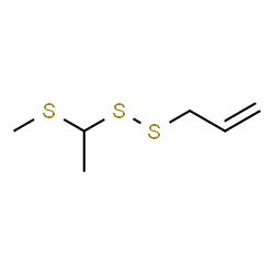 ChemSpider 2D Image | Allyl 1-(methylthio)ethyl disulphide | C6H12S3