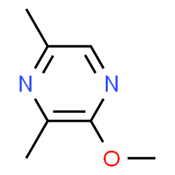 ChemSpider 2D Image | 2-Methoxy-3,5-dimethylpyrazine | C7H10N2O