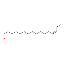 ChemSpider 2D Image | (Z)-13-Hexadecenal | C16H30O