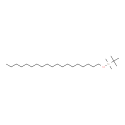 ChemSpider 2D Image | Dimethyl(2-methyl-2-propanyl)(nonadecyloxy)silane | C25H54OSi