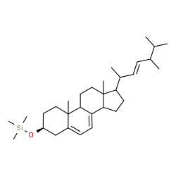 ChemSpider 2D Image | (3beta,22E)-3-[(Trimethylsilyl)oxy]ergosta-5,7,22-triene | C31H52OSi