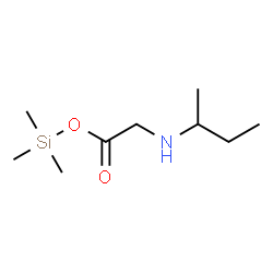 ChemSpider 2D Image | Trimethylsilyl N-sec-butylglycinate | C9H21NO2Si