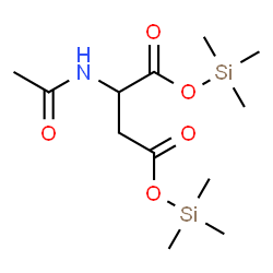 ChemSpider 2D Image | Bis(trimethylsilyl) N-acetylaspartate | C12H25NO5Si2