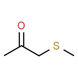ChemSpider 2D Image | 1-(methylthio)acetone | C4H8OS