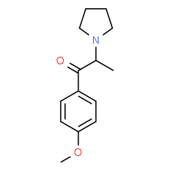 ChemSpider 2D Image | 4'-Methoxy-α-pyrrolidinopropiophenone | C14H19NO2