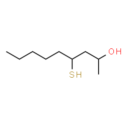 ChemSpider 2D Image | 4-mercaptononan-2-ol | C9H20OS