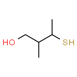 ChemSpider 2D Image | 3-mercapto-2-methylbutanol | C5H12OS