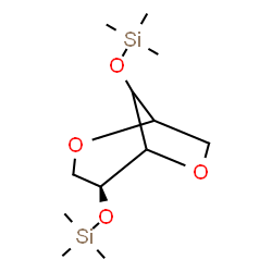 ChemSpider 2D Image | 1,5:3,6-Dianhydro-2,4-bis-O-(trimethylsilyl)-D-glycero-hexitol | C12H26O4Si2