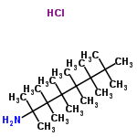 InChI=1/C19H41N.ClH/c1-14(2,3)15(4,5)16(6,7)17(8,9)18(10,11)19(12,13)20;/h20H2,1-13H3;1H