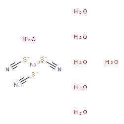 ChemSpider 2D Image | Neodymium thiocyanate hydrate (1:3:7) | C3H14N3NdO7S3