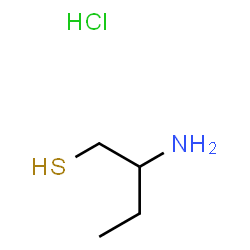 ChemSpider 2D Image | 2-Amino-1-butanethiol hydrochloride | C4H12ClNS
