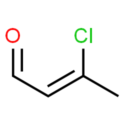 ChemSpider 2D Image | (2Z)-3-Chloro-2-butenal | C4H5ClO