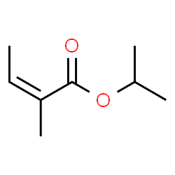 ChemSpider 2D Image | isopropyl 2-methylisocrotonate | C8H14O2