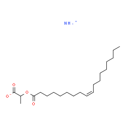 ChemSpider 2D Image | Ammonium 2-[(9Z)-9-octadecenoyloxy]propanoate | C21H41NO4