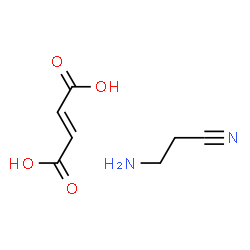 ChemSpider 2D Image | 3-Aminopropionitrile Fumarate | C7H10N2O4