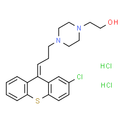 ChemSpider 2D Image | (Z)-Clopenthixol dihydrochloride | C22H27Cl3N2OS
