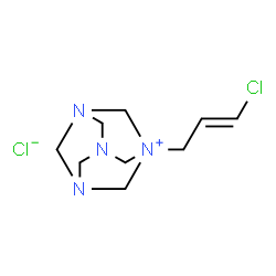 ChemSpider 2D Image | Quaternium-15 | C9H16Cl2N4