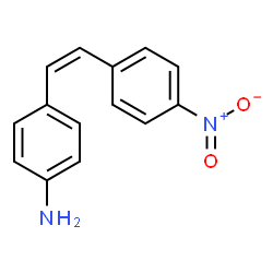ChemSpider 2D Image | 4-[(Z)-2-(4-Nitrophenyl)vinyl]aniline | C14H12N2O2