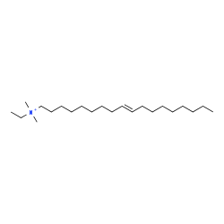 ChemSpider 2D Image | (9E)-N-Ethyl-N,N-dimethyl-9-octadecen-1-aminium | C22H46N