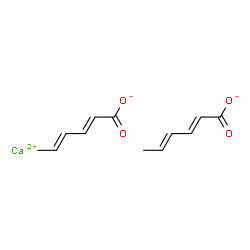 ChemSpider 2D Image | Calcium Sorbate | C12H14CaO4