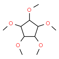 ChemSpider 2D Image | 1,2,3,4,5-Pentamethoxycyclopentane | C10H20O5