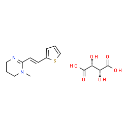 ChemSpider 2D Image | PYRANTEL (+)-TARTRATE SALT | C15H20N2O6S