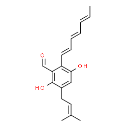 ChemSpider 2D Image | Auroglaucin | C19H22O3