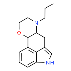 ChemSpider 2D Image | 7-Propyl-4,6a,7,8,9,10a-hexahydro-6H-indolo[3,4-gh][1,4]benzoxazine | C16H20N2O