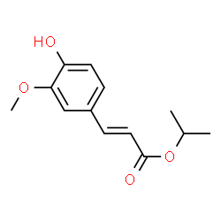 ChemSpider 2D Image | Isopropyl ferulate | C13H16O4