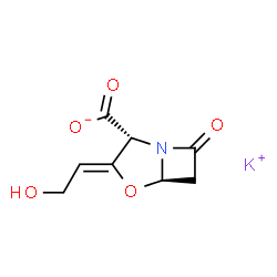ChemSpider 2D Image | Clavulanate potassium | C8H8KNO5