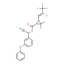 ChemSpider 2D Image | l-Cyalothrin | C23H19ClF3NO3