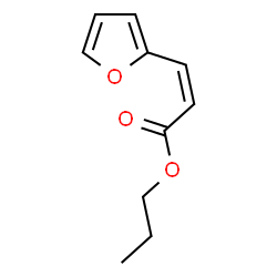 ChemSpider 2D Image | Propyl (2Z)-3-(2-furyl)acrylate | C10H12O3