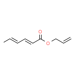 ChemSpider 2D Image | Allyl sorbate | C9H12O2