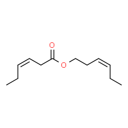 ChemSpider 2D Image | (Z)-Hex-3-enyl (Z)-hex-3-enoate | C12H20O2