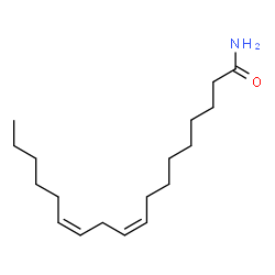 ChemSpider 2D Image | Linoleamide | C18H33NO