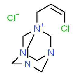ChemSpider 2D Image | cis-Quaternium-15 | C9H16Cl2N4