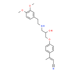 ChemSpider 2D Image | Pacrinolol | C23H28N2O4