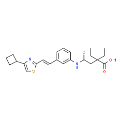 ChemSpider 2D Image | Cinalukast | C23H28N2O3S