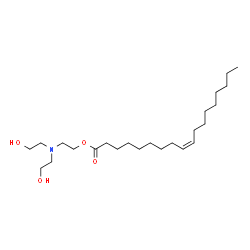 ChemSpider 2D Image | 2-(Bis(2-hydroxyethyl)amino)ethyl oleate | C24H47NO4